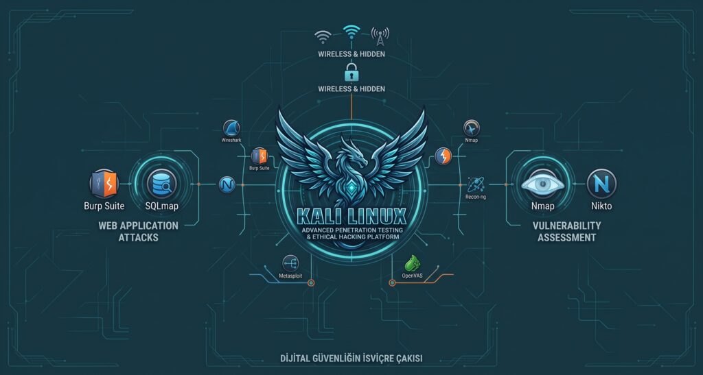Dijital Güvenliğin İsviçre Çakısı: Kali Linux Nedir ve Nerelerde Kullanılır?